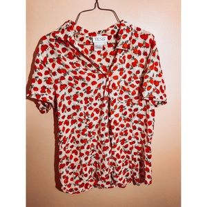 ☆Vintage Button Up Blouse ☆